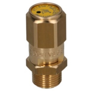 3/8&quot;M Boiler Safety Relief Valve CEMI PAVONI 1.8 Bar