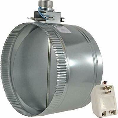 12 In Normally Open Air Vent Damper Adjustable Motorized Damper 24V