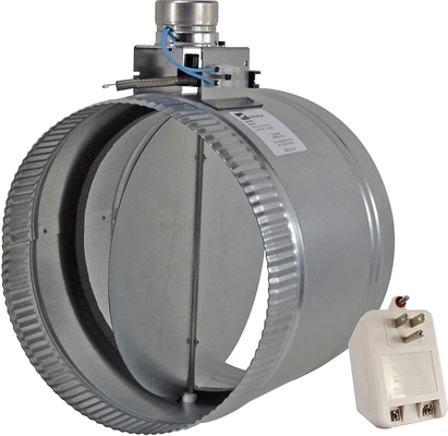 Fully Adjustable Motorized Air Vent Damper Airflow Control Zone Damper ETL 24VAC/20VA Vent Damper 12''