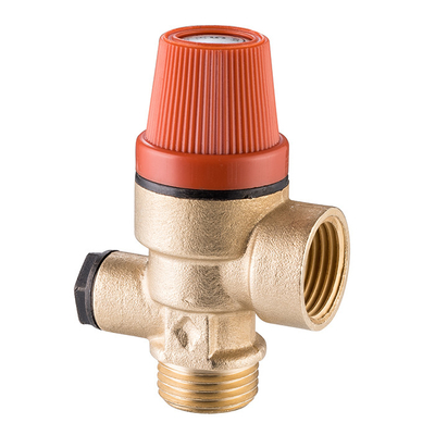 1/2'' CE Pressure Relief Safety Valve WRAS Approved For European Boiler Heating System Pipe
