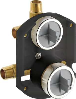 R22000  1/2'' NPT With Screwdriver Stops Compatible With T13420  Tub Faucet Shower Trim Kits And Rp46074 Cartridge